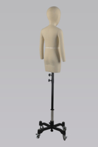 Maniquí de parte superior del cuerpo de la modista infantil orientada a la moda americana europea con dibujo de patrón de medio cuerpo de fibra de vidrio - Product Image 4