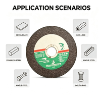 Disque de scie circulaire en acier inoxydable Songcheng de 4 pouces, compatible avec les meuleuses d'angle, pour travaux de petite fabrication métallique