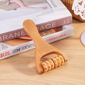Masseur à rouleaux en bois pour le corps, les bras, les jambes, outil de soulagement des méridiens - Product Image 3