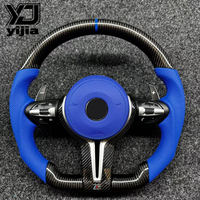 Volant en carbone Star pour M2 F10 F90 E39 E46 X3 X4 M5 M6, assemblage direct usine, cuir M Sport, 6 branches, 35mm, poignée