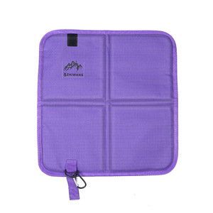 Zhiwang Outdoor Folding <b>Mat</b> Purple <b>Waterproof</b> Anti Slip Portable Camping Seat Pad Square Collapsible For Picnic Grass - Product Image 1