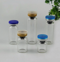 Flacon en verre de 30 ml pour adjuvant de vaccin avec bouchon en caoutchouc pour laboratoire de développement de méthodes