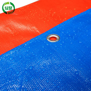 Lona gruesa de 5 Mil para tienda de campaña, cubierta de piscina multiusos, impermeable, azul, 10X12 pies, tela recubierta de PE - Product Image 5