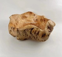 Bol à salade Guansen artisanal en bois massif de racine de cèdre, style rustique, écologique, personnalisable, grand format pour réceptions