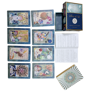 Cartes de tarot personnalisées avec impression holographique sur papier, Echoey of Life, un jeu d'<span class=keywords><strong>oracle</strong></span> pour l'impression de cartes de deuil - Product Image 5