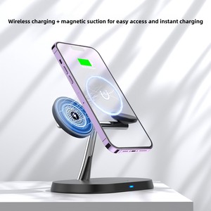 <span class=keywords><strong>ราคา</strong></span>โรงงาน ที่ชาร์จไร้สาย 3-in-1 รุ่น ZZX-Z-10 สำหรับสมาร์ทวอทช์ โทรศัพท์มือถือ แท่นวางตั้งโ<span class=keywords><strong>ต</strong></span>๊ะ ชาร์จเร็วแม่เหล็ก 15W - Product Image 2