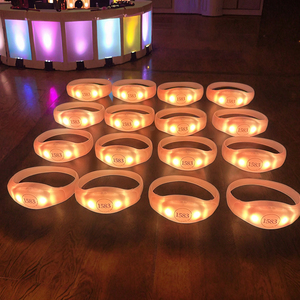 Qudupa gelang Led cahaya kontrol Audio kesukaan pesta untuk pesta - Product Image 5