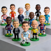 3D op maat gemaakte hars voetbal speler bobblehead gepersonaliseerde sportfiguur displaymodel anime figuur beeldje actiefiguur