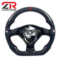 Volant sport personnalisé en cuir véritable et fibre de carbone pour Subaru SG WRX STI Forester
