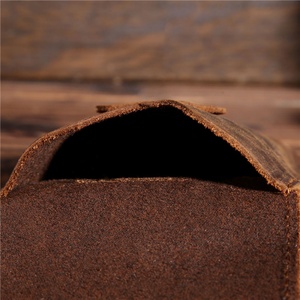 Boshiho Men Waist Retro Crazy Horse <b>Leather</b> Belts Pouch Western <b>Leather</b> Cell Phone Bags Money Credit Card Storage Phone Bag - Product Image 5