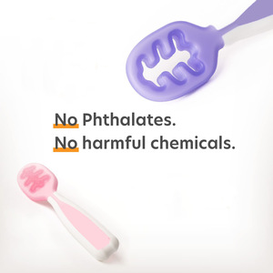 Ensemble de cuillères pour bébé, essentiels pour bébé, pré-cuillères pour la diversification alimentaire, ustensiles en silicone pour tout-petits de 6 mois et plus, première étape - Product Image 5