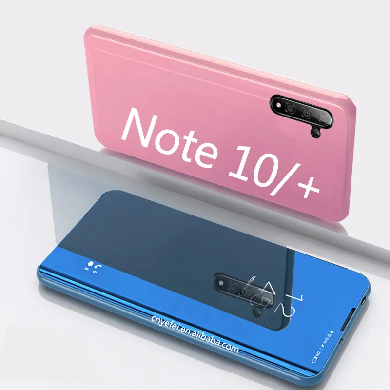 Smart Mirror Flip Phone Case For Samsung S22 S21 S20 Ultra Plus Note 20 10 Pro S10 Mirror Case