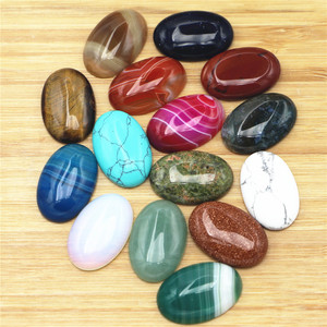 หินหยกธรรมชาติหินกึ่งมีค่า20x30มม. <span class=keywords><strong>รูป</strong></span>ไข่ควอตซ์หินโมราเทอร์ควอตซ์หินมาลาไคต์เทอร์ควอยซ์ - Product Image 4