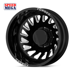 ล้ออัลลอยปลอมแปลงสีดำ20ถึง28นิ้ว8.25J PCD 6X139.7 8 × 165.1 CB 77.8 10x225 8X6.5สำหรับ Ram1500 2500 - Product Image 5