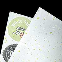 Papier autocollant texturé en lin mat imprimable par jet d'encre FX, format A4, feuille de papier vierge beige, étiquette artisanale pour imprimante laser et jet d'encre