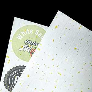 Papier autocollant texturé en lin mat imprimable par jet d'encre FX, format A4, feuille de papier vierge beige, étiquette artisanale pour imprimante laser et jet d'encre - Product Image 6