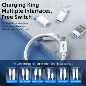 ROCK ที่นิยมมัลติฟังก์ชั่ชาร์จสายชุดกล่องเก็บที่มีกระจก - Product Image 4