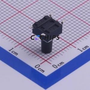 TS-1002S-09526C Tactile Switch SMD-4P,6x6mm Switch Single Pole Single Throw Round Button Vertical Mount 6mm - Product Image 2