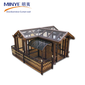 Aislante de aluminio de vidrio doble hermosa portátil sol diseño/jardín de invierno/habitación de vidrio hecho en china - Product Image 2