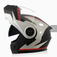Nouveau casque de moto intégral OEM/ODM, coque ABS, logo personnalisé, modulaire, double visière, quatre saisons, fermeture rapide