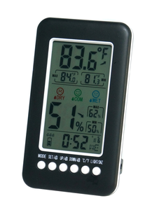 Termômetro e Higrômetro Eletrônico Digital com Controle de Voz e Luz de Fundo Personalizado com Alarme Semanal - Product Image 5