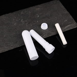 Tubes d'inhalateur nasal OEM vides en plastique avec noyau en coton pour aromathérapie, usage rafraîchissant, 10 ml - Product Image 1