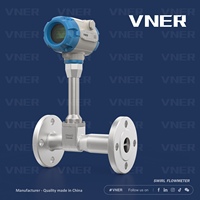Medidor de Flujo de Remolino con Extremo Soldado, Acero Inoxidable, Resistente a la Corrosión, Compatible con Gas/Líquido/Aire/Aceite, OEM Disponible