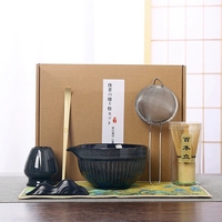 Ensemble de fouets à matcha japonais en bambou naturel personnalisé, 5 pièces, avec logo personnalisé, pour la cérémonie du matcha