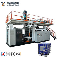Machine automatique de moulage par extrusion-soufflage HDPE double couche à économie d'énergie pour chaîne de production de rése