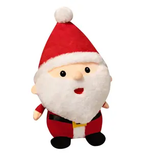 Karikaturen weihnachtsmann plüschtier weihnachtsilch schneemann plüsch-spielzeugpuppe für jungen und mädchen geschenk weihnachtsdekoration