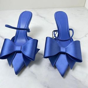 American Fashion Slingback Sexy <b>Heels</b> Women's Pumps Shoes with Bows - Product Image 1