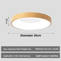 Plafonnier LED moderne en métal pour chambre principale avec commande vocale, éclairage de pièce ultra-fin