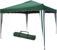 Gazebo d'extérieur robuste en polyester et tubes d'acier, tente pliante imperméable pour terrasse, fête, mariage, événement en plein air