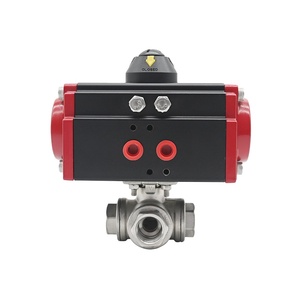 JTAIV - Válvula de Bola Neumática de Acero Inoxidable Más Vendida, Personalizable OEM, con Sellado de PTFE - Product Image 1