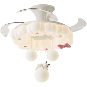 Lámpara de Techo con Ventilador Estilo Francés, Lámpara Colgante con Diseño de Ojo de Dibujos Animados, para Habitación Infantil, Dormitorio, Sala de Estar - Product Image 5