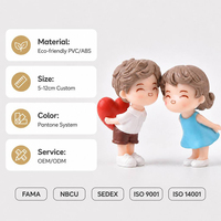 Figura de PVC Personalizada, Fabricante de Figuras de Acción de Plástico para Parejas, ODM OEM, Figura Coleccionable Decorativa para el Día de San Valentín