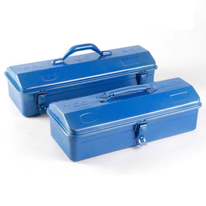 Caja de herramientas de metal reforzada, estuche de almacenamiento portátil de gran capacidad para reparación en el hogar, coche o taller - Product Image 3
