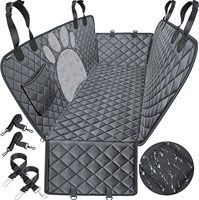 Housse de siège de voiture pour chien, hamac pour animaux de compagnie, pour siège arrière, housse de voiture pour chien, maille respirante, housse de siège arrière pour chien avec poche