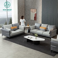 Ensemble de meubles d'appartement haut de gamme en gros avec table basse, canapés pour la maison, sièges de canapé de luxe, ensemble de canapés, meubles de salon