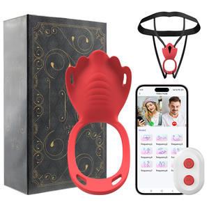 Roter Schmetterling Tragbarer Slip-Vibrator zur Klitorisstimulation mit Fernbedienung, Penisringe für weibliche Masturbation, Erotikspielzeug für Erwachsene für Frauen - Product Image 6
