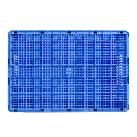 Conteneur de stockage logistique pliable et recyclable en plastique PP 600-310, empilable, durable, pour le transport et l'emballage de fruits/légumes