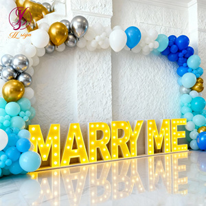 Lettres lumineuses personnalisées « Oh Baby » de 3 et 4 pieds, enseigne « LOVE » pour événements et mariages, grandes lettres lumineuses géantes en acier inoxydable - Product Image 6