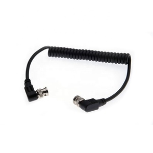 Sprial 3G <span class=keywords><strong>SDI</strong></span> Câble <span class=keywords><strong>BNC</strong></span> Mâle vers <span class=keywords><strong>BNC</strong></span> Mâle Câble 75Ohm Coaxial Droit vers Coude Câble 0.5M/1M/1.5M/2M/3M - Product Image 3