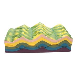 Modelo de Estructura Plegable y Evolución del Terreno, Ayuda Didáctica Geológica Tectónica 3D para la Educación Geográfica - Product Image 2