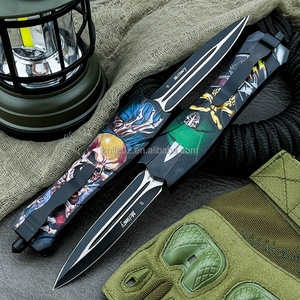 Cuchillo de Combate Personalizado para Camping y Caza, Acero D2, Mango de Plástico ABS, Herramienta EDC de Bolsillo, DIY Industrial, Compatible con OEM, Directo de Fábrica - Product Image 5