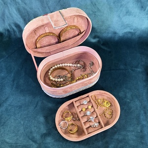 Luxury Fashion Velvet Ring Travel Luxury Bracelet Necklace <b>Storage</b> Packaging Jewelry <b>Box</b> <b>Small</b> Gift <b>Box</b> - Product Image 4