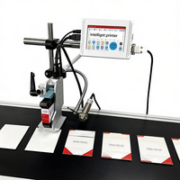 Imprimante TIJ automatique en ligne à écran tactile, encre éco-solvant pour l'impression de dates d'expiration, numéros de lot, codes QR sur cartons et emballages plastiques