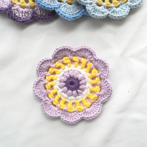 TK fait à la main <span class=keywords><strong>crochet</strong></span> <span class=keywords><strong>crochet</strong></span> grand-mère fleur carrée pour montage couverture pour lit - Product Image 3