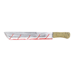 <span class=keywords><strong>Couteau</strong></span> sanglant d'Halloween, machette, accessoires de costume de luxe, accessoire d'horreur pour cosplay, ensemble d'armes en mousse PU pour fête costumée d'Halloween - Product Image 1