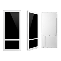 Reproductor de Publicidad LCD de Pared de 18.5+10.1 Pulgadas y 4G, Nuevo Diseño de Pantalla Dual para Reproductor de Video en Ascensores